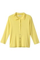 【アナイ/ANAYI】の襟付キリブカーディガン 人気、トレンドファッション・服の通販 founy(ファニー) ファッション Fashion レディースファッション Fashion for Women トップス・カットソー Cut & Sew Tops ニット Knit Tops & Sweaters カーディガン・羽織り Layered Style Cardigans イエロー Yellow カーディガン Cardigan, Knitwear フィット Fit, Slim Fit ベーシック Basic, Essential エレガント 上品 Elegant 再入荷 Restock / Back in Stock 夏 Summer 春 Spring S/S・春夏 SS, Spring/Summer, Warm Season thumbnail イエロー|ID: prp329100004424062 ipo3291000000035055090