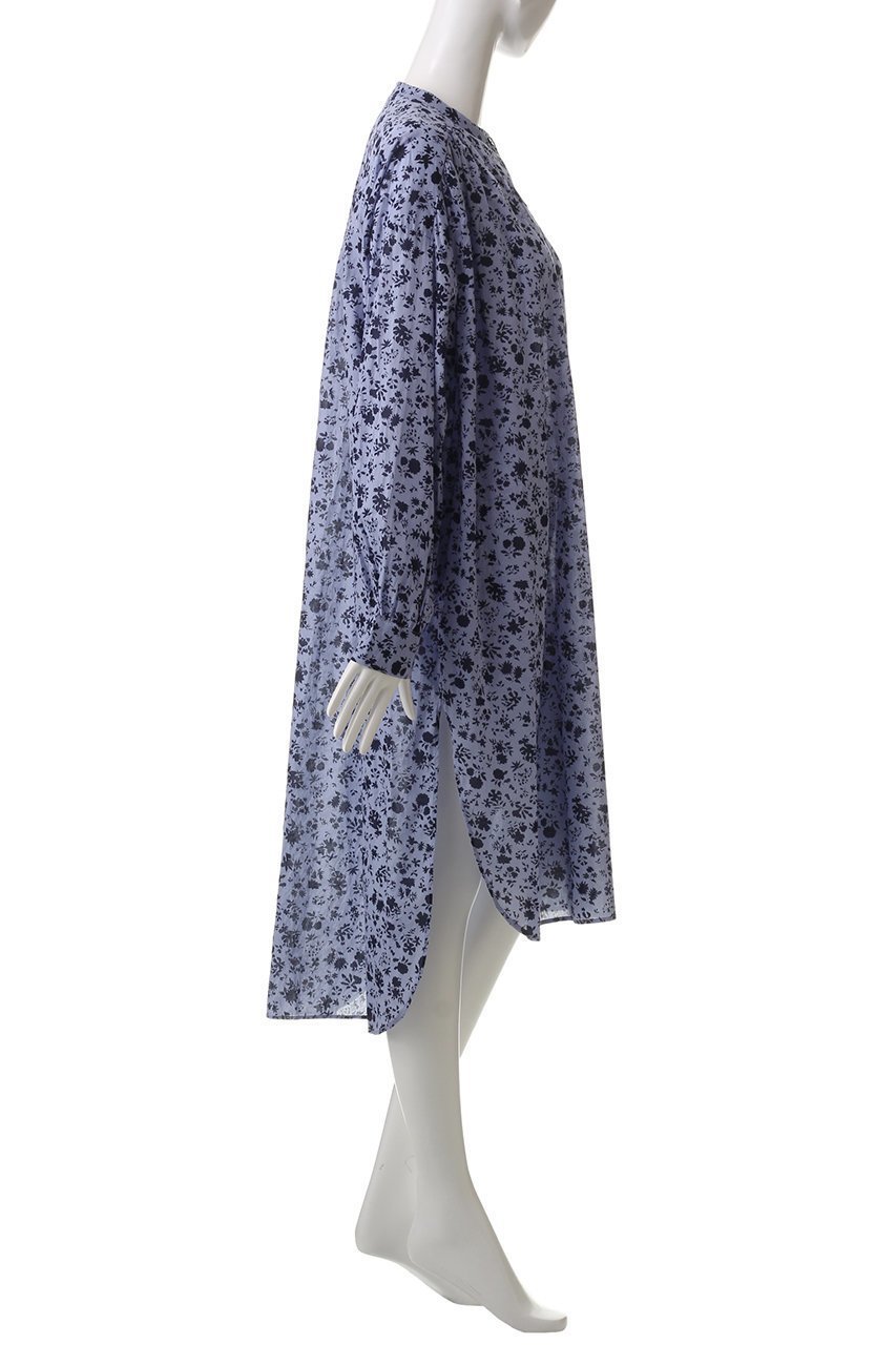 【ミズイロ インド/mizuiro ind】のsmall flower print gather shirt OP ワンピース 人気、トレンドファッション・服の通販 founy(ファニー) 　ファッション　Fashion　レディースファッション　Fashion for Women　ワンピース　Dresses　チュニック　Tunic Tops & Dresses　スリット　Slit, Slit Detail　チュニック　Tunic, Long Top　トレンド　Trend, Trending Now　フラワー　Flower, Floral　プリント　Print, Printed Pattern　ロング　Long, Long-Length　エレガント 上品　Elegant　夏　Summer　春　Spring　S/S・春夏　SS, Spring/Summer, Warm Season　other-3|ID: prp329100004424065 ipo3291000000032873039