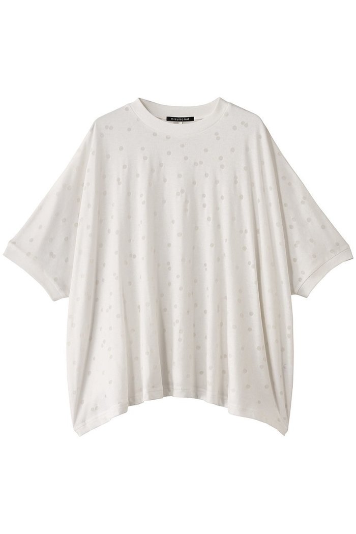 【ミズイロ インド/mizuiro ind】のburn out dots print wide P/O プルオーバー インテリア・キッズ・メンズ・レディースファッション・服の通販 founy(ファニー) https://founy.com/ ファッション Fashion レディースファッション WOMEN トップス・カットソー Tops/Tshirt シャツ/ブラウス Shirts/Blouses プルオーバー Pullover ショート Short シンプル Simple スリーブ Sleeve ドット Dot ランダム Random 人気 Popularity |ID: prp329100004424067 ipo3291000000030892709