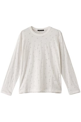 【ミズイロ インド/mizuiro ind】のburn out dots print long T Tシャツ 人気、トレンドファッション・服の通販 founy(ファニー) ファッション Fashion レディースファッション WOMEN トップス・カットソー Tops/Tshirt シャツ/ブラウス Shirts/Blouses ロング / Tシャツ T-Shirts カットソー Cut and Sewn インナー Inner スリーブ Sleeve ドット Dot フィット Fit ランダム Random ロング Long NEW・新作・新着・新入荷 New Arrivals |ID:prp329100004424068