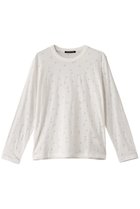 【ミズイロ インド/mizuiro ind】のburn out dots print long T Tシャツ off white|ID: prp329100004424068 ipo3291000000032867679
