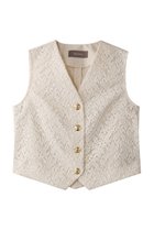 【エリオポール/heliopole】のエンブロイダリーレースベスト 人気、トレンドファッション・服の通販 founy(ファニー) ファッション Fashion レディースファッション Fashion for Women アウター Coat / Outerwear Collection レディースジャケット・軽アウター Jackets エンブロイダリー Embroidery Design コンパクト Compact, Small Size ジャケット Jacket, Outerwear フォルム Silhouette, Form ベスト Vest, Waistcoat ボトム Bottoms, Lower Wear リュクス Luxury, Elegant, High-End, Chic レース Lace, Lace Fabric thumbnail アイボリー|ID: prp329100004424070 ipo3291000000035064678