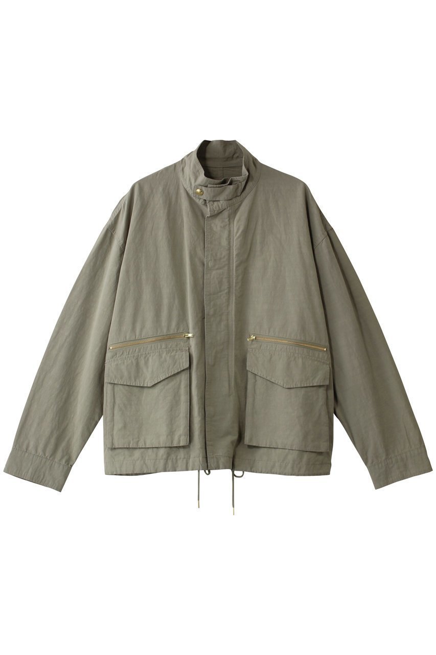 【エリオポール/heliopole】のミリタリーブルゾン インテリア・キッズ・メンズ・レディースファッション・服の通販 founy(ファニー) 　ファッション　Fashion　レディースファッション　Fashion for Women　アウター　Coat / Outerwear Collection　レディースジャケット・軽アウター　Jackets　ブルゾンジャケット・スポーティアウター　Blouson Jackets　おすすめ　Recommended / Our Picks　ジャケット　Jacket, Outerwear　ビンテージ　Vintage, Retro Style　ファブリック　Fabric, Textile　ブルゾン　Blouson, Bomber Jacket　ミリタリー　Military, Army Style　オリーブ|ID: prp329100004424071 ipo3291000000032959354