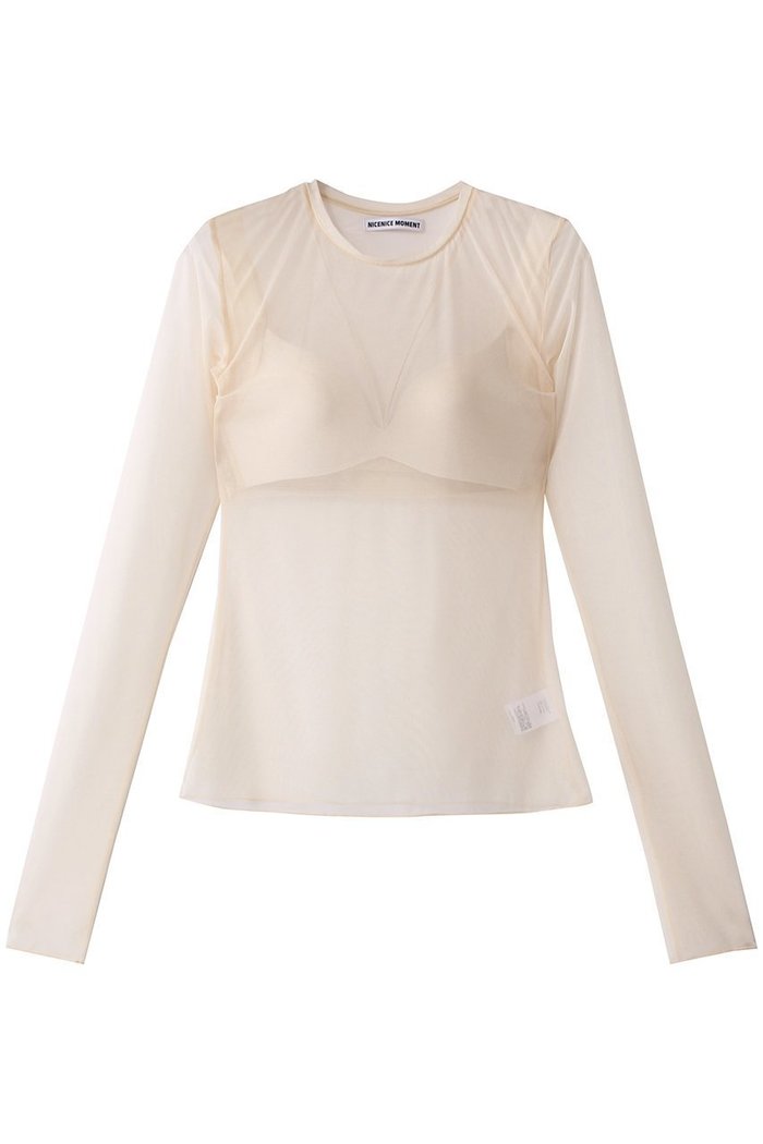 【ウィムガゼット/Whim Gazette】の【NICENICE MOMENT】MESH LS SHELL インテリア・キッズ・メンズ・レディースファッション・服の通販 founy(ファニー) https://founy.com/ ファッション Fashion レディースファッション Fashion for Women 下着・ランジェリー Lingerie & Intimates その他ランジェリー・インナーアイテム Other Lingerie / Intimates インナー Innerwear ジャケット Jacket, Outerwear スリーブ Sleeve, Long Sleeve / Short Sleeve フロント Front, Front Design ボトム Bottoms, Lower Wear メッシュ Mesh, Net Fabric ランジェリー Lingerie, Intimate Wear ロング Long, Long-Length |ID: prp329100004424072 ipo3291000000035418283