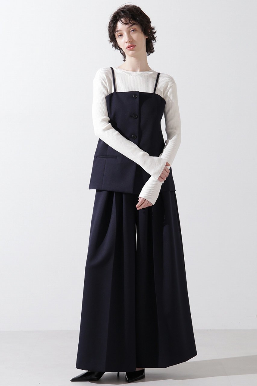 【ヒューエルミュージアム/hueLe Museum】の【hLM】スーパーワイドタックパンツ 人気、トレンドファッション・服の通販 founy(ファニー) 　ファッション　Fashion　レディースファッション　Fashion for Women　パンツ　Pants & Trousers　エレガント 上品　Elegant　トリプル　Triple, Three Layers　フォルム　Silhouette, Form　other-2|ID: prp329100004424075 ipo3291000000032931220