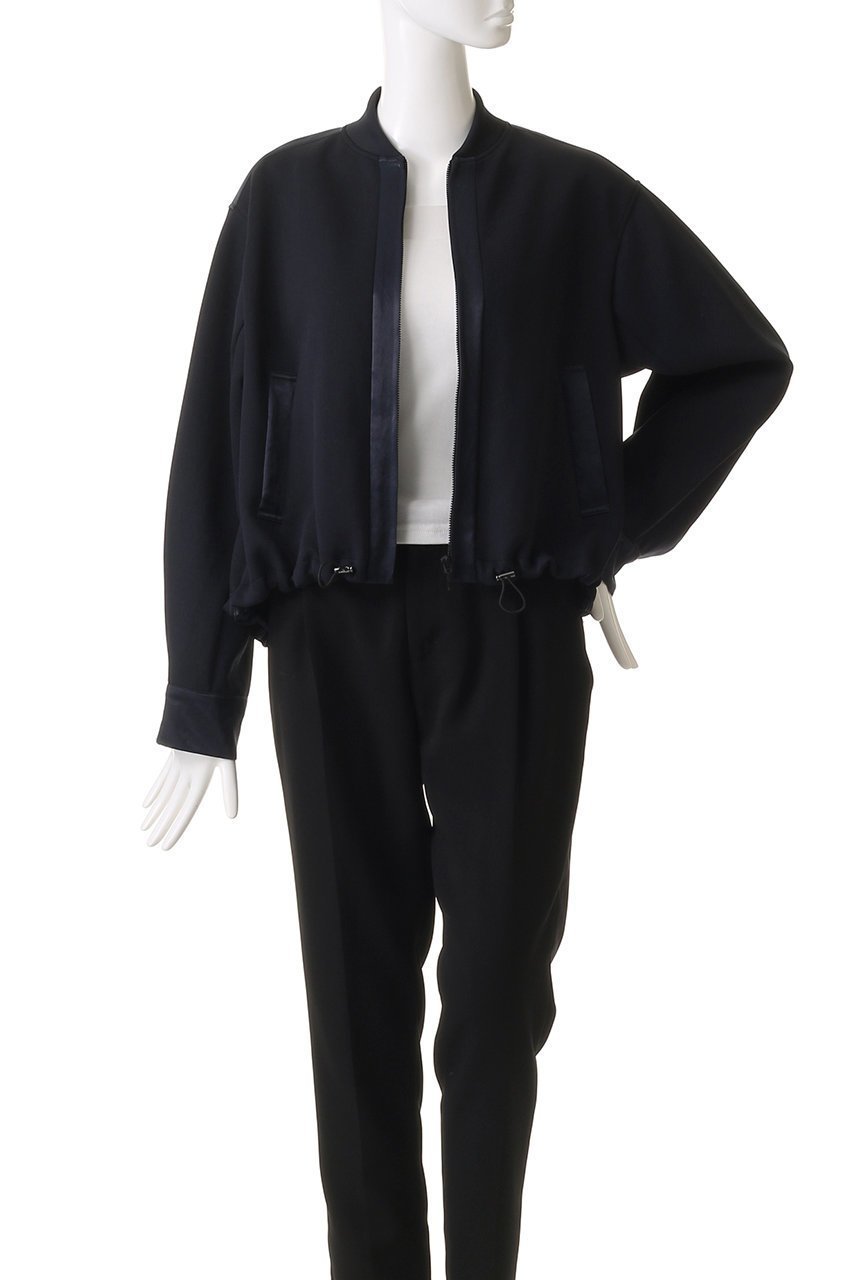 【ヒューエルミュージアム/hueLe Museum】の【hLM】ジャージーブルゾン 人気、トレンドファッション・服の通販 founy(ファニー) 　ファッション　Fashion　レディースファッション　WOMEN　アウター　Coat Outerwear　ジャケット　Jackets　ブルゾン　Blouson/Jackets　カフス　Cuffs　サテン　Satin　ジャケット　Jacket　ジャージー　Jersey　バルーン　Balloon　ブルゾン　Blouson　ポケット　Pocket　other-7|ID: prp329100004424076 ipo3291000000031328255