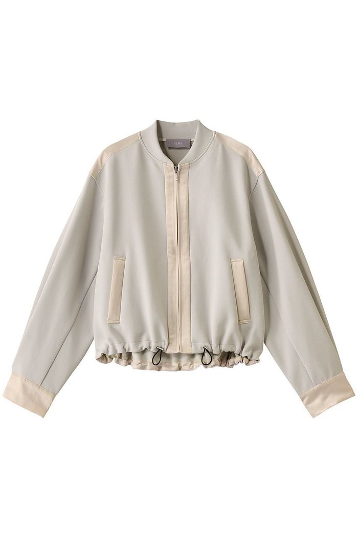 【ヒューエルミュージアム/hueLe Museum】の【hLM】ジャージーブルゾン インテリア・キッズ・メンズ・レディースファッション・服の通販 founy(ファニー) https://founy.com/ ファッション Fashion レディースファッション Fashion for Women アウター Coat / Outerwear Collection レディースジャケット・軽アウター Jackets ブルゾンジャケット・スポーティアウター Blouson Jackets カフス Cuff Design サテン Satin, Glossy Fabric ジャケット Jacket, Outerwear バルーン Balloon, Balloon Silhouette ブルゾン Blouson, Bomber Jacket ポケット Pocket, Pocket Detail |ID: prp329100004424076 ipo3291000000032961692