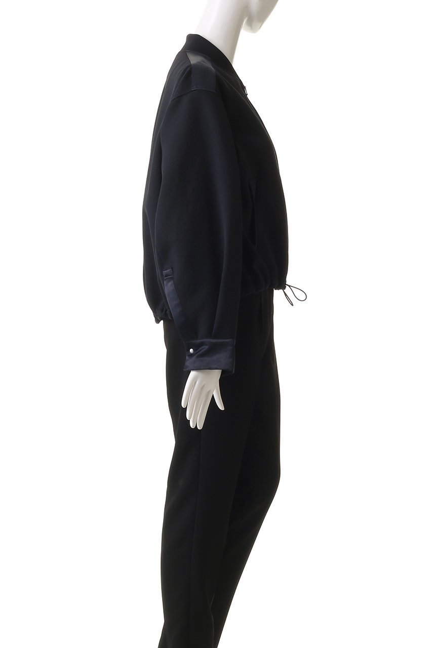 【ヒューエルミュージアム/hueLe Museum】の【hLM】ジャージーブルゾン 人気、トレンドファッション・服の通販 founy(ファニー) 　ファッション　Fashion　レディースファッション　Fashion for Women　アウター　Coat / Outerwear Collection　レディースジャケット・軽アウター　Jackets　ブルゾンジャケット・スポーティアウター　Blouson Jackets　カフス　Cuff Design　サテン　Satin, Glossy Fabric　ジャケット　Jacket, Outerwear　バルーン　Balloon, Balloon Silhouette　ブルゾン　Blouson, Bomber Jacket　ポケット　Pocket, Pocket Detail　other-3|ID: prp329100004424076 ipo3291000000036078295