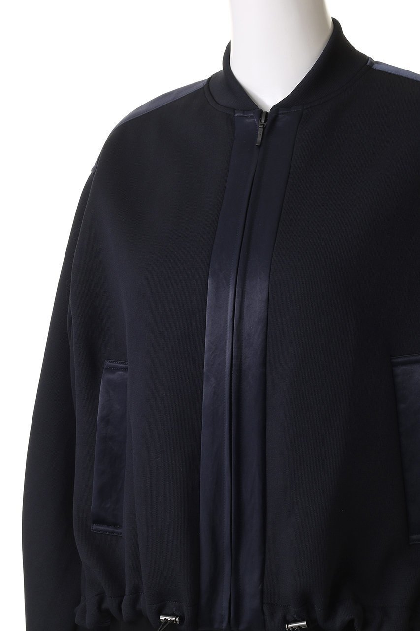 【ヒューエルミュージアム/hueLe Museum】の【hLM】ジャージーブルゾン 人気、トレンドファッション・服の通販 founy(ファニー) 　ファッション　Fashion　レディースファッション　Fashion for Women　アウター　Coat / Outerwear Collection　レディースジャケット・軽アウター　Jackets　ブルゾンジャケット・スポーティアウター　Blouson Jackets　カフス　Cuff Design　サテン　Satin, Glossy Fabric　ジャケット　Jacket, Outerwear　バルーン　Balloon, Balloon Silhouette　ブルゾン　Blouson, Bomber Jacket　ポケット　Pocket, Pocket Detail　other-5|ID: prp329100004424076 ipo3291000000036078297