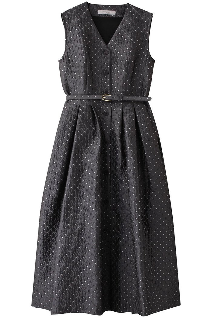 【コルコバード/CORCOVADO】のジャカードポルカドットドレス インテリア・キッズ・メンズ・レディースファッション・服の通販 founy(ファニー) https://founy.com/ ファッション Fashion レディースファッション WOMEN ワンピース Dress ドレス Party Dresses チュニック Tunic エレガント 上品 Elegant ジャカード Jacquard チュニック Tunic ドット Dot ドレス Dress フィット Fit フレア Flare |ID: prp329100004424080 ipo3291000000030892747