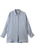 【デパリエ/DEPAREILLE】のラミーツイルレギュラーカラーシャツ 人気、トレンドファッション・服の通販 founy(ファニー) ファッション Fashion レディースファッション Fashion for Women トップス・カットソー Cut & Sew Tops シャツ・ブラウス・オフィスカジュアル Elegant Blouses & Button-Ups おすすめ Recommended / Our Picks インナー Innerwear シンプル Simple, Minimal スリーブ Sleeve, Long Sleeve / Short Sleeve ファブリック Fabric, Textile リネン Linen, Linen Fabric ロング Long, Long-Length 夏 Summer 春 Spring S/S・春夏 SS, Spring/Summer, Warm Season thumbnail サックス|ID: prp329100004424083 ipo3291000000032857384