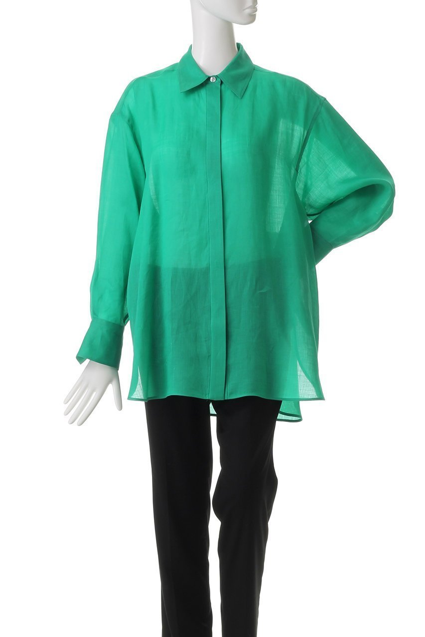 【デパリエ/DEPAREILLE】のラミーツイルレギュラーカラーシャツ 人気、トレンドファッション・服の通販 founy(ファニー) 　ファッション　Fashion　レディースファッション　Fashion for Women　トップス・カットソー　Cut & Sew Tops　シャツ・ブラウス・オフィスカジュアル　Elegant Blouses & Button-Ups　おすすめ　Recommended / Our Picks　インナー　Innerwear　シンプル　Simple, Minimal　スリーブ　Sleeve, Long Sleeve / Short Sleeve　ファブリック　Fabric, Textile　リネン　Linen, Linen Fabric　ロング　Long, Long-Length　夏　Summer　春　Spring　S/S・春夏　SS, Spring/Summer, Warm Season　other-2|ID: prp329100004424083 ipo3291000000032857389