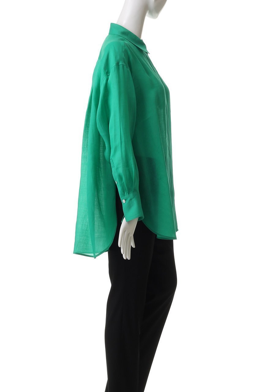 【デパリエ/DEPAREILLE】のラミーツイルレギュラーカラーシャツ 人気、トレンドファッション・服の通販 founy(ファニー) 　ファッション　Fashion　レディースファッション　Fashion for Women　トップス・カットソー　Cut & Sew Tops　シャツ・ブラウス・オフィスカジュアル　Elegant Blouses & Button-Ups　おすすめ　Recommended / Our Picks　インナー　Innerwear　シンプル　Simple, Minimal　スリーブ　Sleeve, Long Sleeve / Short Sleeve　ファブリック　Fabric, Textile　リネン　Linen, Linen Fabric　ロング　Long, Long-Length　夏　Summer　春　Spring　S/S・春夏　SS, Spring/Summer, Warm Season　other-3|ID: prp329100004424083 ipo3291000000032857394