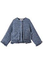 【デパリエ/DEPAREILLE】のデニムツイードジャケット 人気、トレンドファッション・服の通販 founy(ファニー) ファッション Fashion レディースファッション Fashion for Women アウター Coat / Outerwear Collection レディースジャケット・軽アウター Jackets オケージョン Occasion Wear ジャケット Jacket, Outerwear ツイード Twill, Twill Weave デニム Denim, Jeans Material トレンド Trend, Trending Now フリンジ Fringe, Tassel thumbnail ブルー|ID: prp329100004424084 ipo3291000000032959287