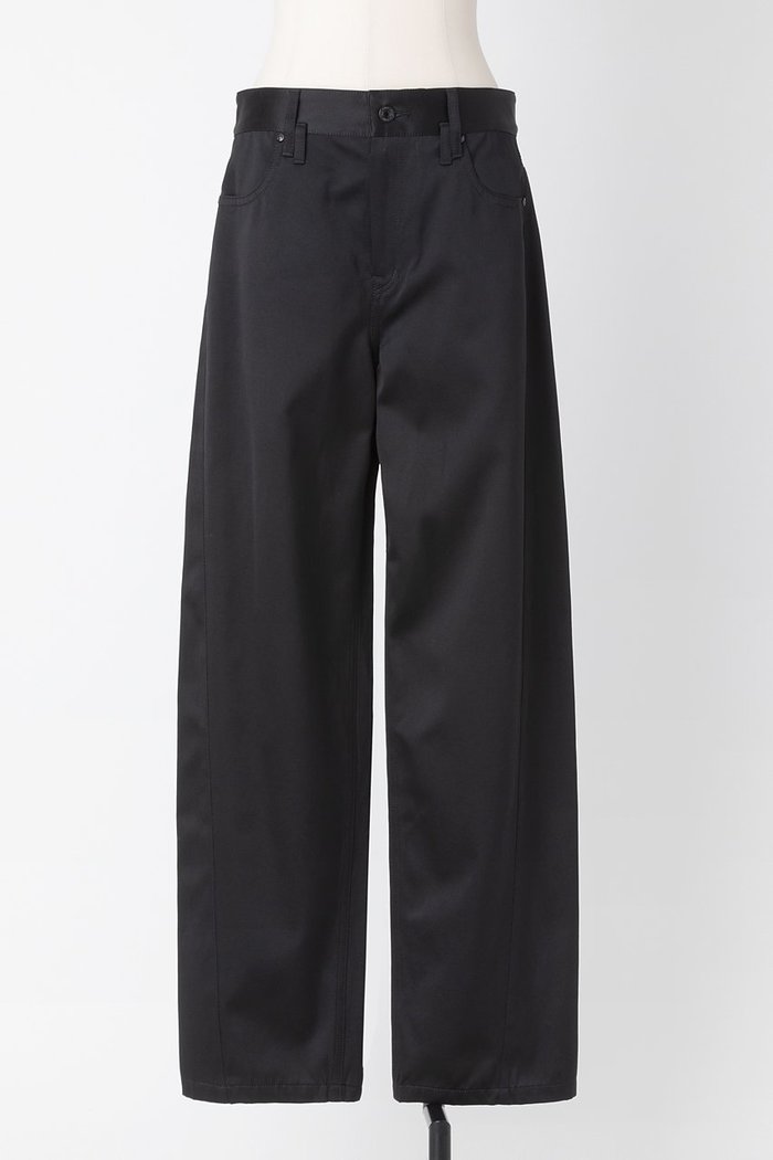 【オーヴィル/EAUVIRE】のワイドストレートパンツ インテリア・キッズ・メンズ・レディースファッション・服の通販 founy(ファニー) https://founy.com/ ファッション Fashion レディースファッション Fashion for Women パンツ Pants & Trousers エレガント 上品 Elegant サテン Satin, Glossy Fabric シルク Silk, 100% Silk スタイリッシュ Stylish, Fashionable ストレート Straight, Straight Cut ダブル Double, Double-Breasted バランス Balance, Style Balance フロント Front, Front Design ワイド Wide, Wide Fit 日本製 Made In Japan |ID: prp329100004424089 ipo3291000000036907007