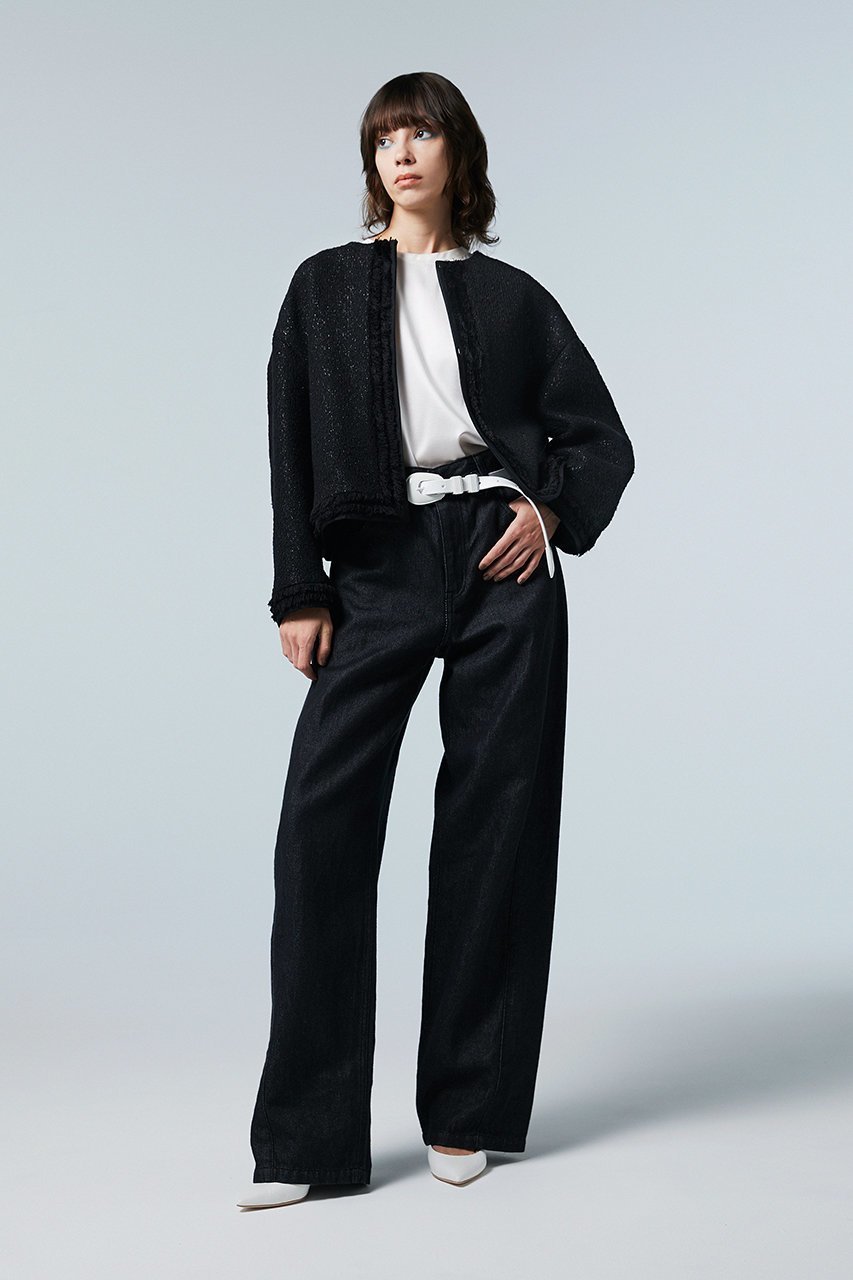 【オーヴィル/EAUVIRE】のワイドストレートデニムパンツ 人気、トレンドファッション・服の通販 founy(ファニー) 　ファッション　Fashion　レディースファッション　Fashion for Women　パンツ　Pants & Trousers　デニムパンツ・ジーンズ・美脚デニム　Denim Jeans & Pants　スタイリッシュ　Stylish, Fashionable　デニム　Denim, Jeans Material　バランス　Balance, Style Balance　フロント　Front, Front Design　再入荷　Restock / Back in Stock　冬　Winter / This Winter　吸水　Absorbent, Quick-Dry　夏　Summer　抗菌　Antibacterial, Bacteria-Resistant　日本製　Made In Japan　other-8|ID: prp329100004424090 ipo3291000000031327892