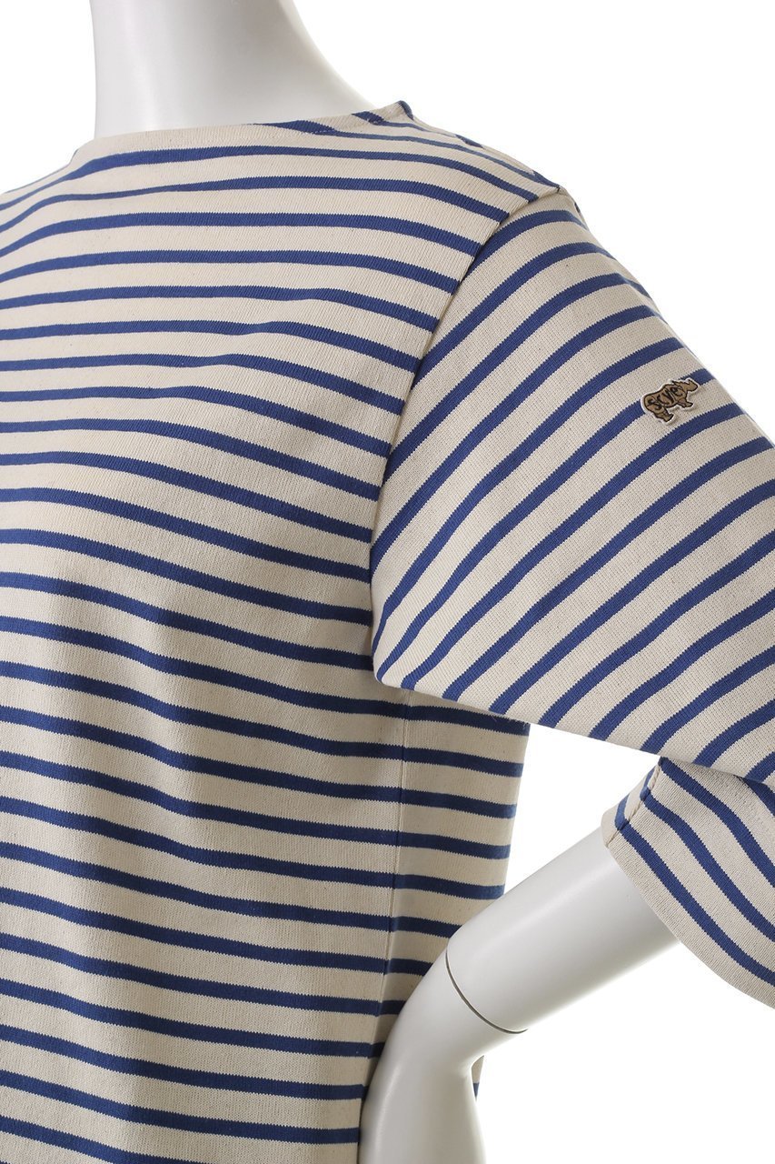【サイ サイベーシックス/Scye SCYE BASICS】の【SCYE BASICS】コットンストライプバスクシャツ 人気、トレンドファッション・服の通販 founy(ファニー) 　ファッション　Fashion　レディースファッション　Fashion for Women　トップス・カットソー　Cut & Sew Tops　シャツ・ブラウス・オフィスカジュアル　Elegant Blouses & Button-Ups　ロングTシャツ・Tシャツ　Longline T-Shirts & Tees　カットソー・ベーシックTシャツ　Cut-and-Sewn Tops / Stretch Tees & Basics　スリーブ　Sleeve, Long Sleeve / Short Sleeve　バスク　Basque, Basque Style　ボーダー　Border, Stripe　ロング　Long, Long-Length　定番　Standard, Basic Item　other-5|ID: prp329100004425696 ipo3291000000032865645