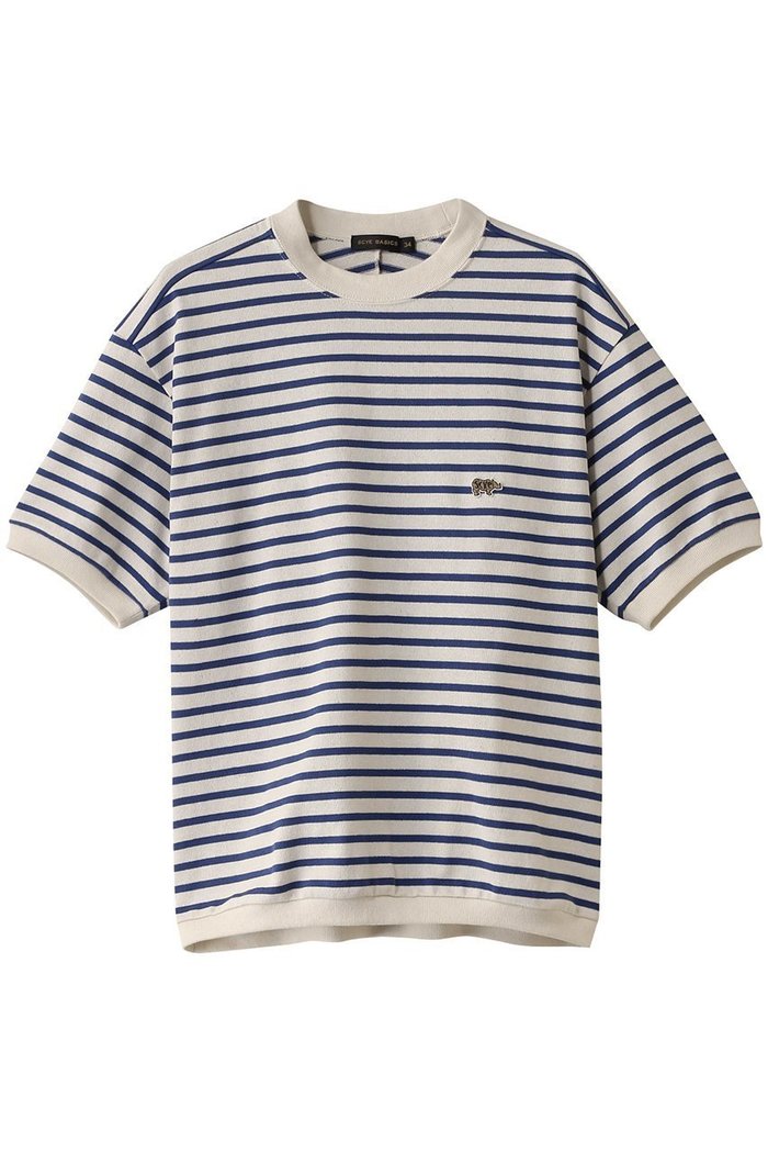 【サイ サイベーシックス/Scye SCYE BASICS】の【SCYE BASICS】コットンストライプTシャツ インテリア・キッズ・メンズ・レディースファッション・服の通販 founy(ファニー) https://founy.com/ ファッション Fashion レディースファッション WOMEN トップス・カットソー Tops/Tshirt シャツ/ブラウス Shirts/Blouses ロング / Tシャツ T-Shirts カットソー Cut and Sewn ショート Short ストライプ Stripe スリーブ Sleeve トレンド Trend ボックス Box ボーダー Border リラックス Relax エレガント 上品 Elegant 定番 Standard |ID: prp329100004425697 ipo3291000000030902848