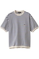 【サイ サイベーシックス/Scye SCYE BASICS】の【SCYE BASICS】コットンストライプTシャツ 人気、トレンドファッション・服の通販 founy(ファニー) ファッション Fashion レディースファッション WOMEN トップス・カットソー Tops/Tshirt シャツ/ブラウス Shirts/Blouses ロング / Tシャツ T-Shirts カットソー Cut and Sewn ショート Short ストライプ Stripe スリーブ Sleeve トレンド Trend ボックス Box ボーダー Border リラックス Relax エレガント 上品 Elegant 定番 Standard NEW・新作・新着・新入荷 New Arrivals |ID:prp329100004425697