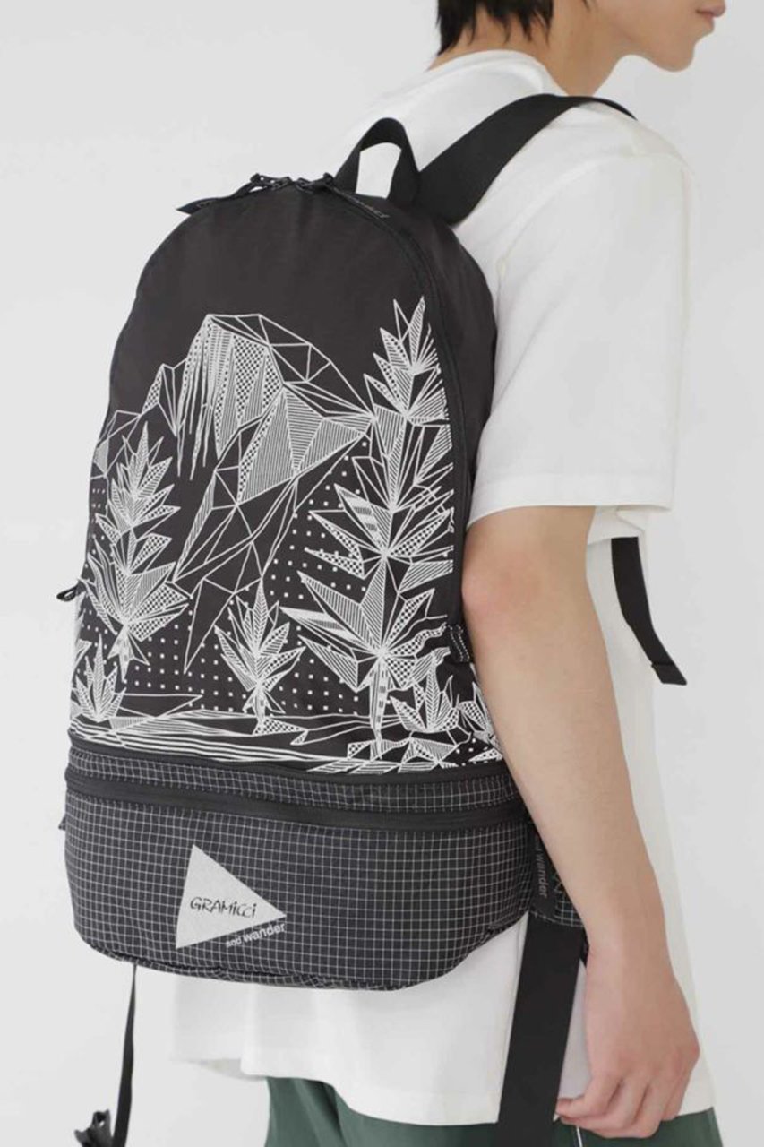 【アンドワンダー/and wander】の【UNISEX】【gramicci×and wander】gramicci 2way ripstop bag 人気、トレンドファッション・服の通販 founy(ファニー) 　ファッション　Fashion　レディースファッション　Fashion for Women　バッグ　Bags　ユニセックス　Unisex, Genderless　スタイリッシュ　Stylish, Fashionable　フォルム　Silhouette, Form　リップ　Lip, Lip Motif　リュック　Backpack, Rucksack　other-2|ID: prp329100004425699 ipo3291000000032782123