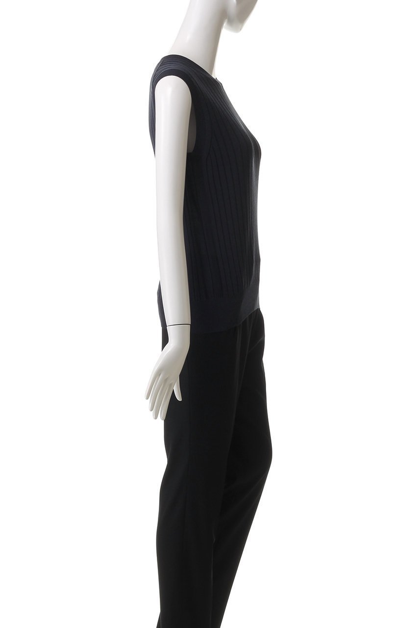【スローン/SLOANE】の18Gワイドリブ シルク ノースリーブクルーネック 人気、トレンドファッション・服の通販 founy(ファニー) 　ファッション　Fashion　レディースファッション　Fashion for Women　トップス・カットソー　Cut & Sew Tops　ニット　Knit Tops & Sweaters　キャミソール&ノースリーブ　Camisoles & Sleeveless Tops　カジュアルプルオーバー・ニットトップス　Pullovers & Knit Tops / Casual Pullovers　なめらか　Smooth, Silky Texture　シルク　Silk, 100% Silk　シンプル　Simple, Minimal　ワイドリブ　Wide Rib, Wide Ribbed Knit　エレガント 上品　Elegant　other-3|ID: prp329100004425704 ipo3291000000032944475