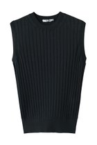 【スローン/SLOANE】の18Gワイドリブ シルク ノースリーブクルーネック ネイビー|ID: prp329100004425704 ipo3291000000035820576