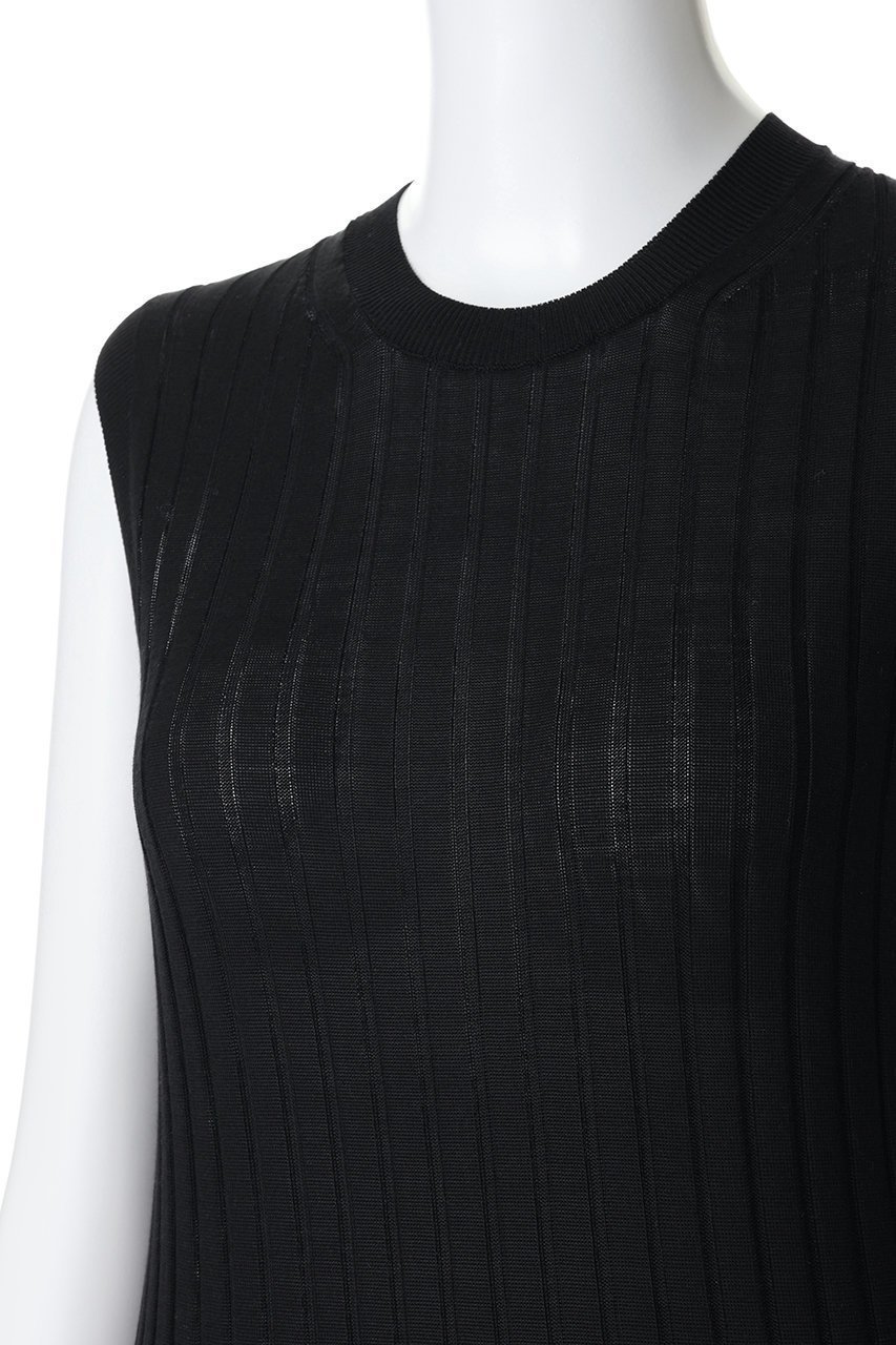 【スローン/SLOANE】の18Gワイドリブ シルク ノースリーブクルーネック 人気、トレンドファッション・服の通販 founy(ファニー) 　ファッション　Fashion　レディースファッション　Fashion for Women　トップス・カットソー　Cut & Sew Tops　ニット　Knit Tops & Sweaters　キャミソール&ノースリーブ　Camisoles & Sleeveless Tops　カジュアルプルオーバー・ニットトップス　Pullovers & Knit Tops / Casual Pullovers　なめらか　Smooth, Silky Texture　シルク　Silk, 100% Silk　ワイドリブ　Wide Rib, Wide Ribbed Knit　エレガント 上品　Elegant　新作・新入荷　New Arrivals / New In　other-5|ID: prp329100004425704 ipo3291000000035820585