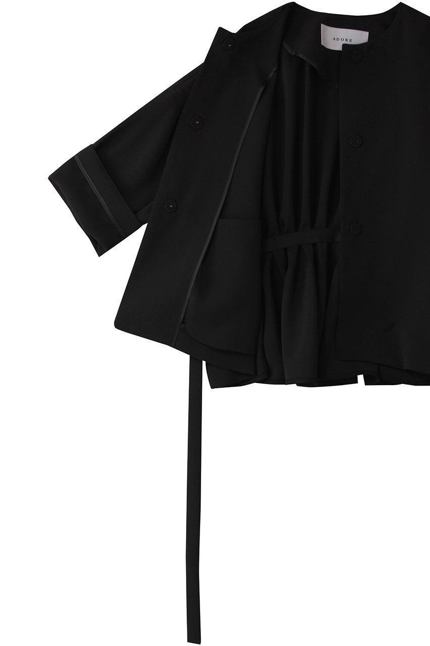 【アドーア/ADORE】のライトストレッチジャケット 人気、トレンドファッション・服の通販 founy(ファニー) ファッション Fashion レディースファッション Fashion for Women アウター Coat / Outerwear Collection レディースジャケット・軽アウター Jackets おすすめ Recommended / Our Picks シンプル Simple, Minimal ジャケット Jacket, Outerwear セットアップ Set-Up, Coordinated Outfit フロント Front, Front Design ペプラム Peplum, Flared Hem ランダム Random, Irregular other-6|ID: prp329100004425709 ipo3291000000036650331