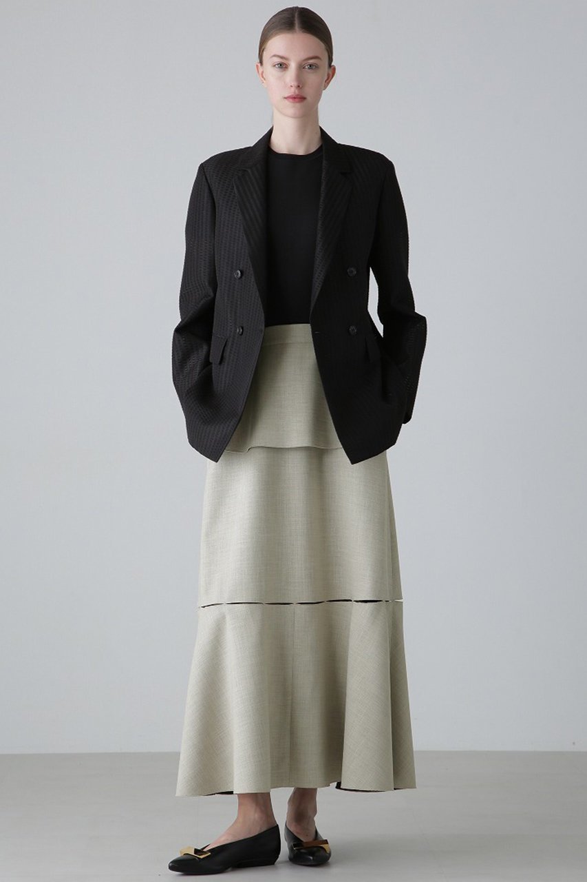 【アドーア/ADORE】のドビーメッシュジャケット インテリア・キッズ・メンズ・レディースファッション・服の通販 founy(ファニー) 　ファッション　Fashion　レディースファッション　Fashion for Women　アウター　Coat / Outerwear Collection　レディースジャケット・軽アウター　Jackets　クラシック　Classic, Timeless Style　ジャケット　Jacket, Outerwear　セットアップ　Set-Up, Coordinated Outfit　ダブル　Double, Double-Breasted　パターン　Pattern, Design Print　フォルム　Silhouette, Form　フロント　Front, Front Design　メッシュ　Mesh, Net Fabric　モダン　Modern, Contemporary　今季　This Season, Current Season　再入荷　Restock / Back in Stock　ブラック|ID: prp329100004425716 ipo3291000000034989168