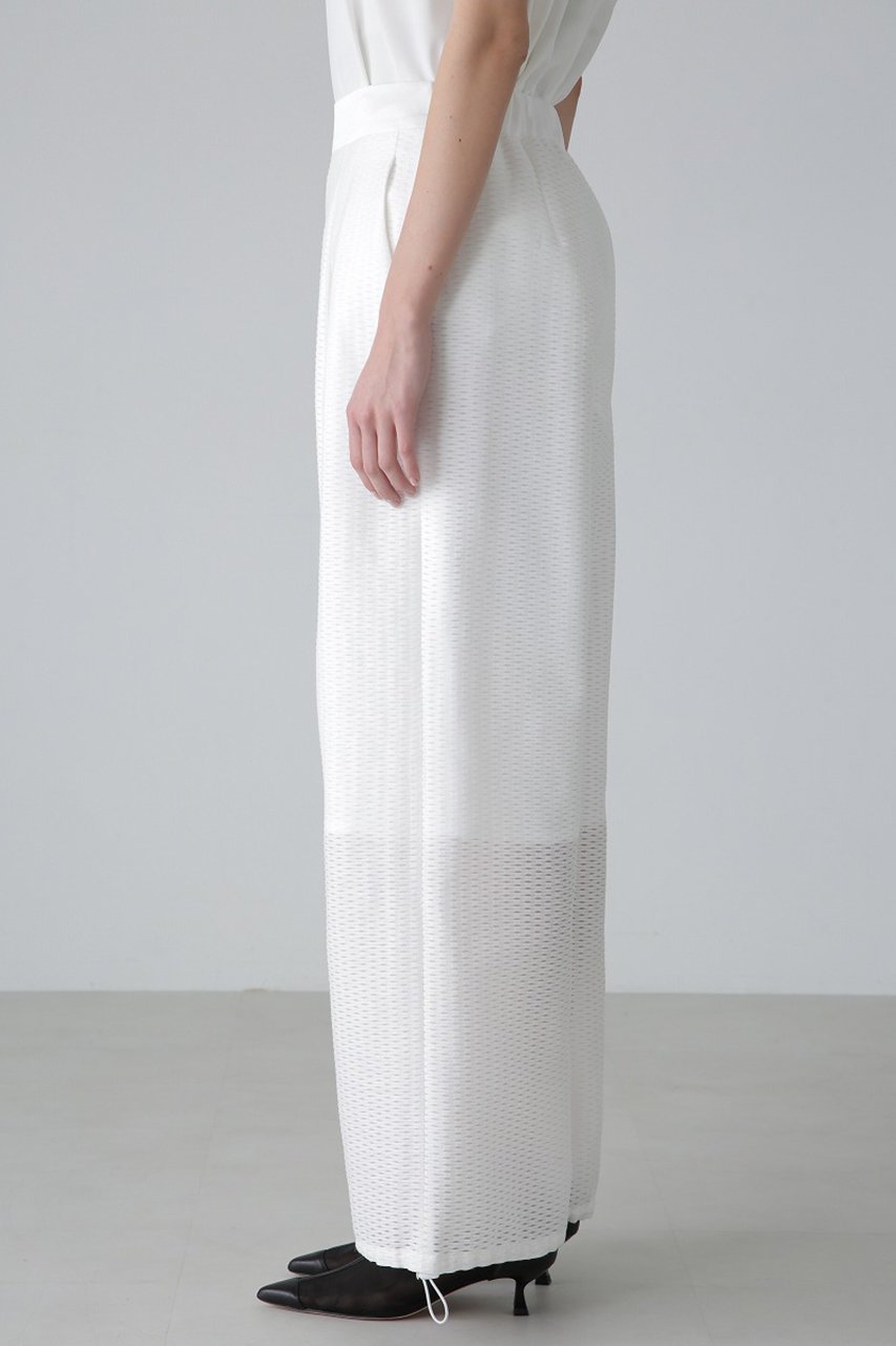 【アドーア/ADORE】のドビーメッシュパンツ 人気、トレンドファッション・服の通販 founy(ファニー) 　ファッション　Fashion　レディースファッション　Fashion for Women　パンツ　Pants & Trousers　おすすめ　Recommended / Our Picks　ジャケット　Jacket, Outerwear　ストリング　String, Drawstring　ストレート　Straight, Straight Cut　セットアップ　Set-Up, Coordinated Outfit　バランス　Balance, Style Balance　メッシュ　Mesh, Net Fabric　再入荷　Restock / Back in Stock　other-8|ID: prp329100004425717 ipo3291000000034990116