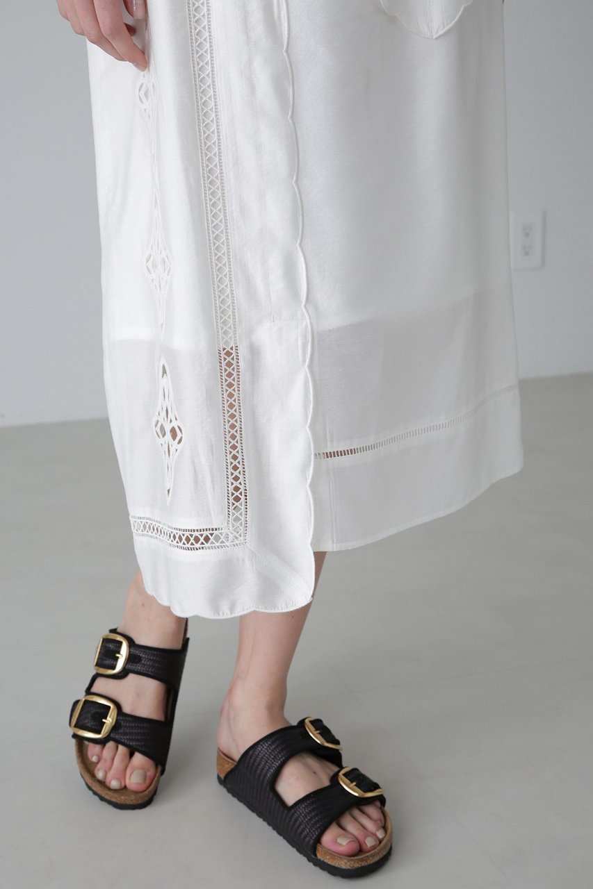 【アドーア/ADORE】のハンカチーフエンブロイダリースカート 人気、トレンドファッション・服の通販 founy(ファニー) 　ファッション　Fashion　レディースファッション　Fashion for Women　スカート　Skirts　おすすめ　Recommended / Our Picks　アシンメトリー　Asymmetrical Style　セットアップ　Set-Up, Coordinated Outfit　タフタ　Taffeta, Structured Fabric　ハンカチ　Handkerchief, Hanky　レース　Lace, Lace Fabric　ワーク　Workwear, Utility Style　再入荷　Restock / Back in Stock　other-4|ID: prp329100004425718 ipo3291000000034989186