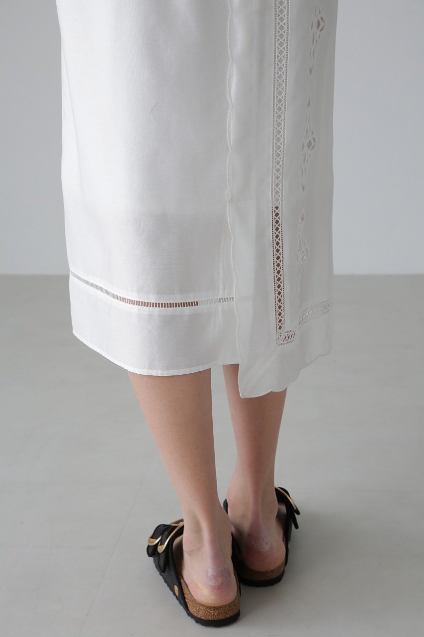 【アドーア/ADORE】のハンカチーフエンブロイダリースカート 人気、トレンドファッション・服の通販 founy(ファニー) 　ファッション　Fashion　レディースファッション　Fashion for Women　スカート　Skirts　おすすめ　Recommended / Our Picks　アシンメトリー　Asymmetrical Style　セットアップ　Set-Up, Coordinated Outfit　タフタ　Taffeta, Structured Fabric　ハンカチ　Handkerchief, Hanky　レース　Lace, Lace Fabric　ワーク　Workwear, Utility Style　再入荷　Restock / Back in Stock　other-6|ID: prp329100004425718 ipo3291000000034989190