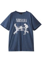 【ガリャルダガランテ/GALLARDAGALANTE】のNIRVANA Tシャツ 人気、トレンドファッション・服の通販 founy(ファニー) ファッション Fashion レディースファッション WOMEN トップス・カットソー Tops/Tshirt シャツ/ブラウス Shirts/Blouses ロング / Tシャツ T-Shirts カットソー Cut and Sewn ショート Short スリーブ Sleeve デニム Denim プリント Print NEW・新作・新着・新入荷 New Arrivals thumbnail ネイビー|ID: prp329100004425727 ipo3291000000030902952