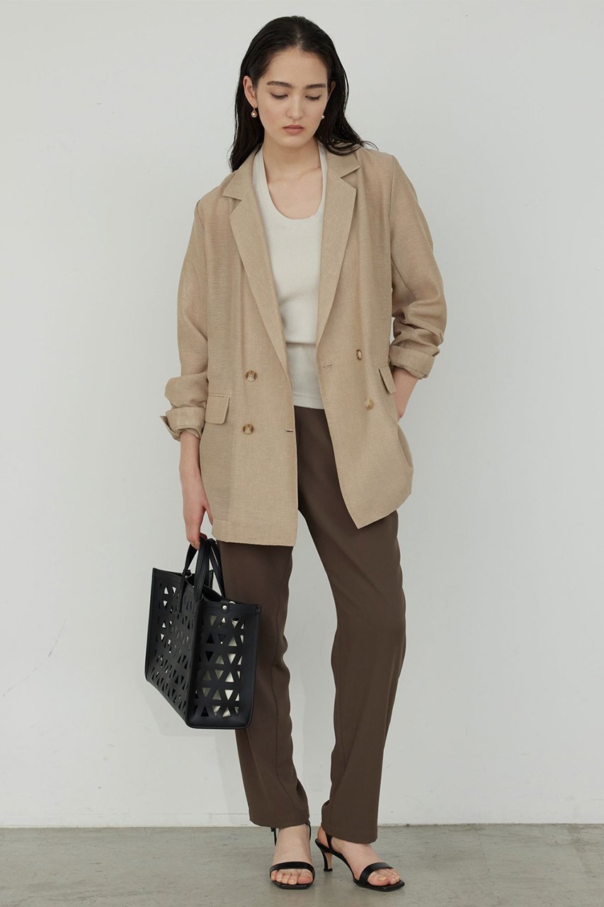 【ガリャルダガランテ/GALLARDAGALANTE】のジャージーテーパードパンツ 人気、トレンドファッション・服の通販 founy(ファニー) 　ファッション　Fashion　レディースファッション　Fashion for Women　パンツ　Pants & Trousers　定番　Standard, Basic Item　other-6|ID: prp329100004425732 ipo3291000000036893847