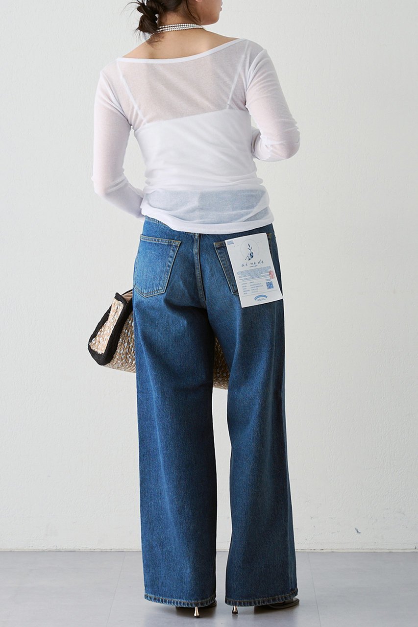 【ガリャルダガランテ/GALLARDAGALANTE】の【ai no de】tsurugiNEWワイドパンツ 人気、トレンドファッション・服の通販 founy(ファニー) 　ファッション　Fashion　レディースファッション　Fashion for Women　パンツ　Pants & Trousers　デニムパンツ・ジーンズ・美脚デニム　Denim Jeans & Pants　デニム　Denim, Jeans Material　ビンテージ　Vintage, Retro Style　ワイド　Wide, Wide Fit　再入荷　Restock / Back in Stock　other-8|ID: prp329100004425733 ipo3291000000032910810