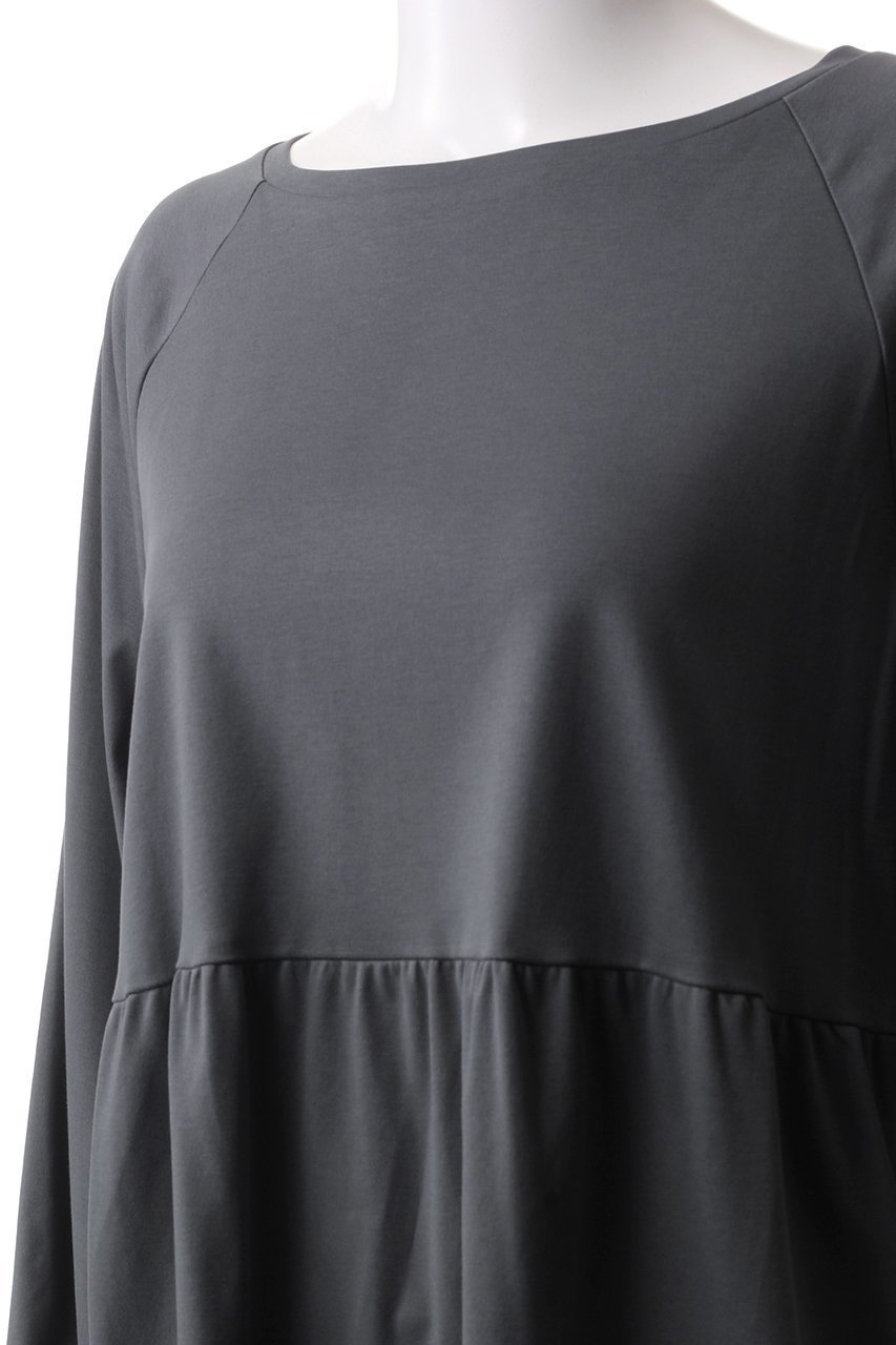 【プレインピープル/PLAIN PEOPLE】のローズペトールスムース長袖プルオーバー 人気、トレンドファッション・服の通販 founy(ファニー) 　ファッション　Fashion　レディースファッション　Fashion for Women　トップス・カットソー　Cut & Sew Tops　シャツ・ブラウス・オフィスカジュアル　Elegant Blouses & Button-Ups　ロングTシャツ・Tシャツ　Longline T-Shirts & Tees　カジュアルプルオーバー・ニットトップス　Pullovers & Knit Tops / Casual Pullovers　カットソー・ベーシックTシャツ　Cut-and-Sewn Tops / Stretch Tees & Basics　ギャザー　Gathered, Ruffled　スリーブ　Sleeve, Long Sleeve / Short Sleeve　バルーン　Balloon, Balloon Silhouette　ロング　Long, Long-Length　再入荷　Restock / Back in Stock　長袖　Long Sleeve, Full Sleeve　other-5|ID: prp329100004425740 ipo3291000000032706436