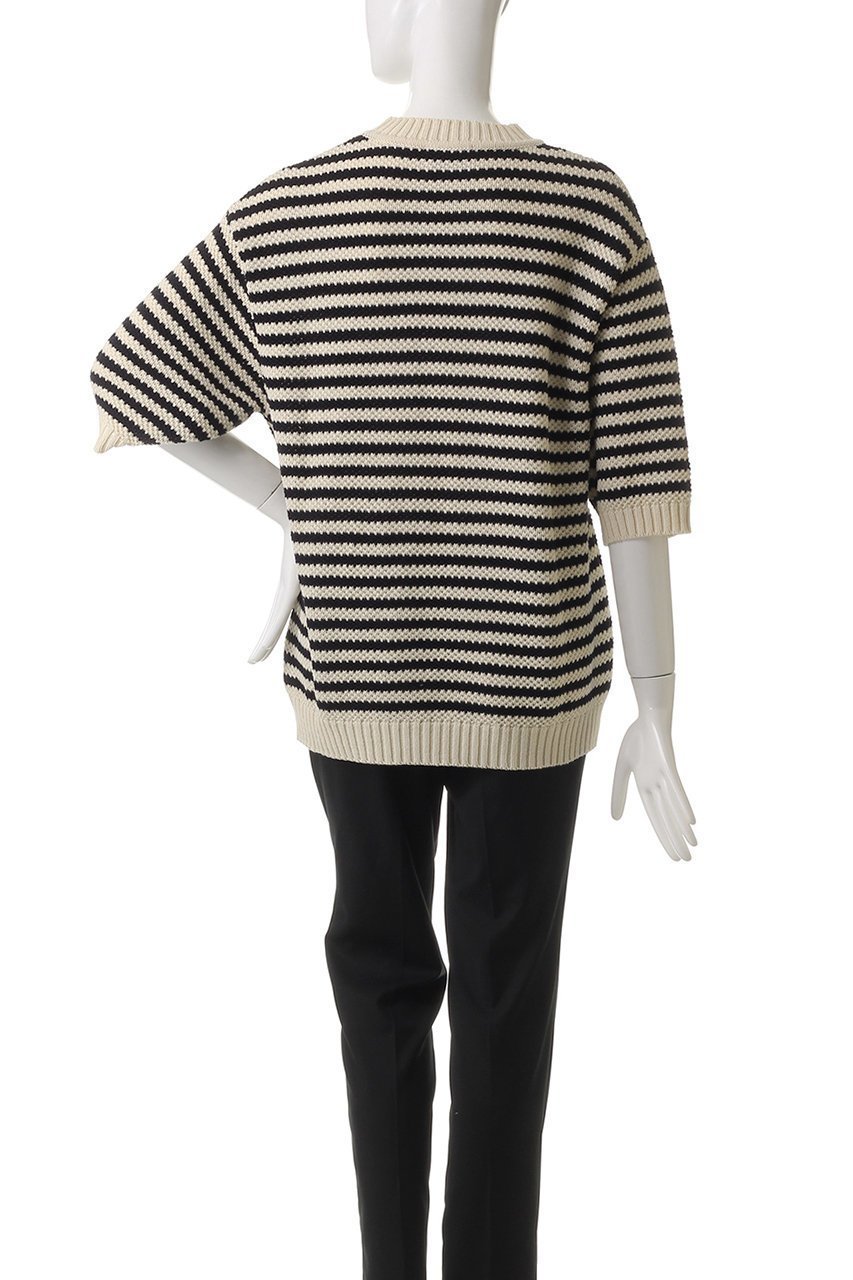 【プルミエ アロンディスモン/1er Arrondissement】の【ROYAL MER】プルオーバー 人気、トレンドファッション・服の通販 founy(ファニー) 　ファッション　Fashion　レディースファッション　Fashion for Women　トップス・カットソー　Cut & Sew Tops　ニット　Knit Tops & Sweaters　カジュアルプルオーバー・ニットトップス　Pullovers & Knit Tops / Casual Pullovers　ショルダー　Shoulder, Shoulder Strap　ドロップ　Drop Shoulder, Dropped Style　ボトム　Bottoms, Lower Wear　ボーダー　Border, Stripe　ワイド　Wide, Wide Fit　エレガント 上品　Elegant　other-4|ID: prp329100004425745 ipo3291000000032928502