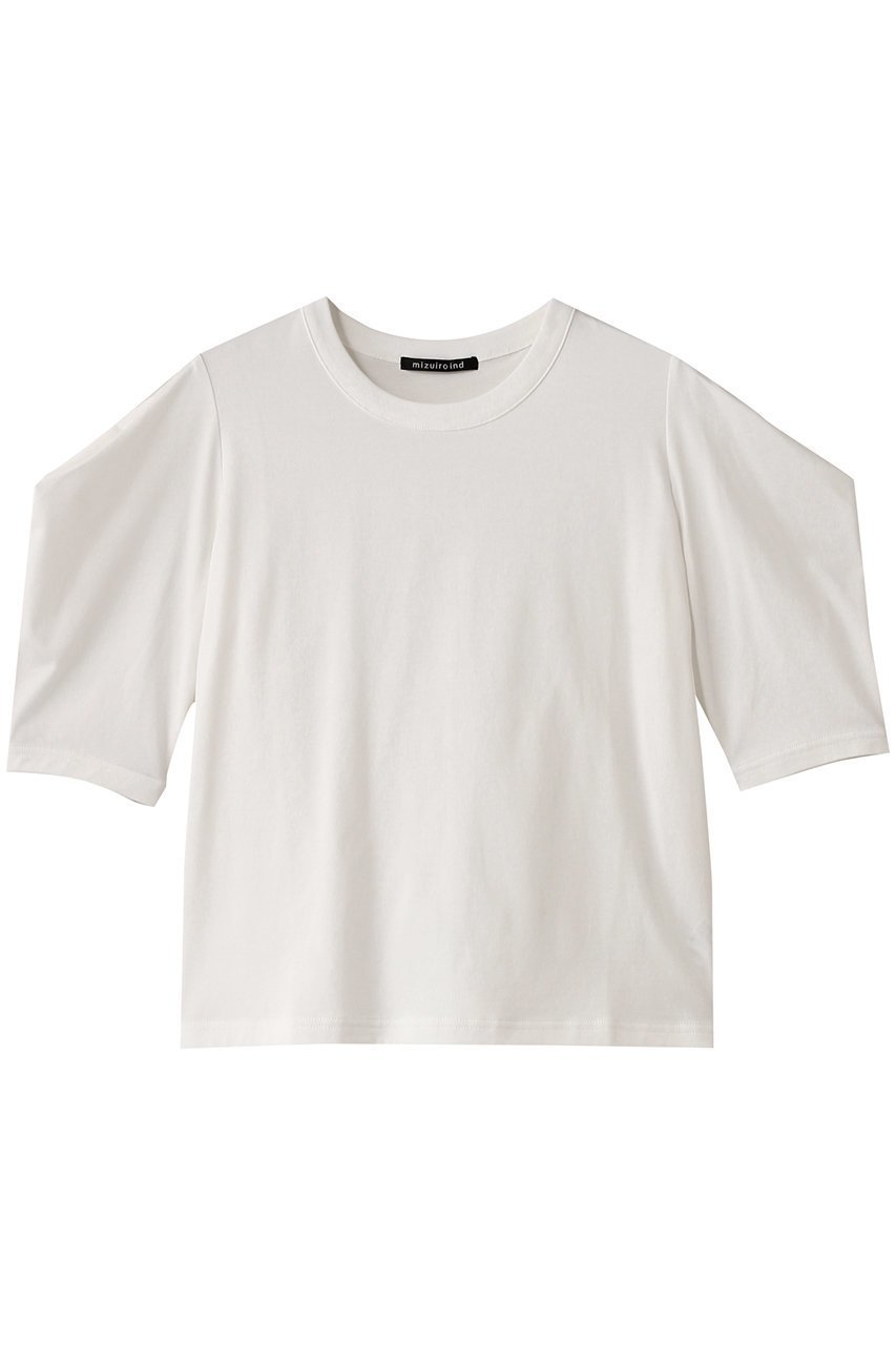 【ミズイロ インド/mizuiro ind】のdrape slv T Tシャツ 人気、トレンドファッション・服の通販 founy(ファニー) 　ファッション　Fashion　レディースファッション　Fashion for Women　トップス・カットソー　Cut & Sew Tops　シャツ・ブラウス・オフィスカジュアル　Elegant Blouses & Button-Ups　ロングTシャツ・Tシャツ　Longline T-Shirts & Tees　カットソー・ベーシックTシャツ　Cut-and-Sewn Tops / Stretch Tees & Basics　なめらか　Smooth, Silky Texture　ショート　Short, Short Length　スリーブ　Sleeve, Long Sleeve / Short Sleeve　ドレープ　Drape, Draping Fabric　バランス　Balance, Style Balance　ボトム　Bottoms, Lower Wear　 other-1|ID: prp329100004425748 ipo3291000000032854109