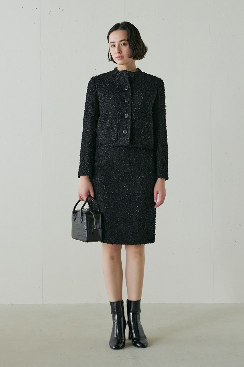 【ジェイドット/j.】の尾州ジャカードタイトスカート 人気、トレンドファッション・服の通販 founy(ファニー) 　ファッション　Fashion　レディースファッション　WOMEN　スカート　Skirt　おすすめ　Recommend　ジャカード　Jacquard　ジャケット　Jacket　セットアップ　Set Up　パーティ　Party　エレガント 上品　Elegant　other-7|ID: prp329100004425751 ipo3291000000031327840
