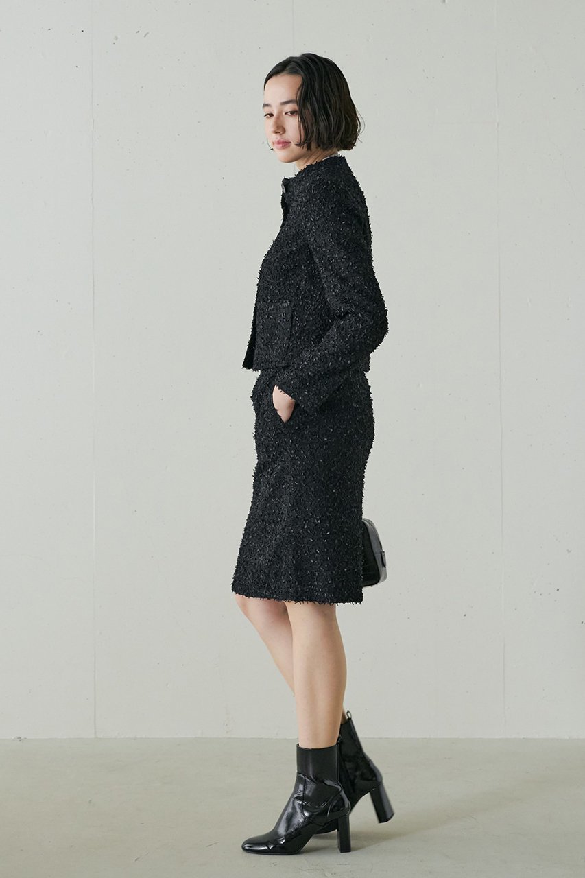【ジェイドット/j.】の尾州ジャカードタイトスカート 人気、トレンドファッション・服の通販 founy(ファニー) 　ファッション　Fashion　レディースファッション　WOMEN　スカート　Skirt　おすすめ　Recommend　ジャカード　Jacquard　ジャケット　Jacket　セットアップ　Set Up　パーティ　Party　エレガント 上品　Elegant　other-8|ID: prp329100004425751 ipo3291000000031327841
