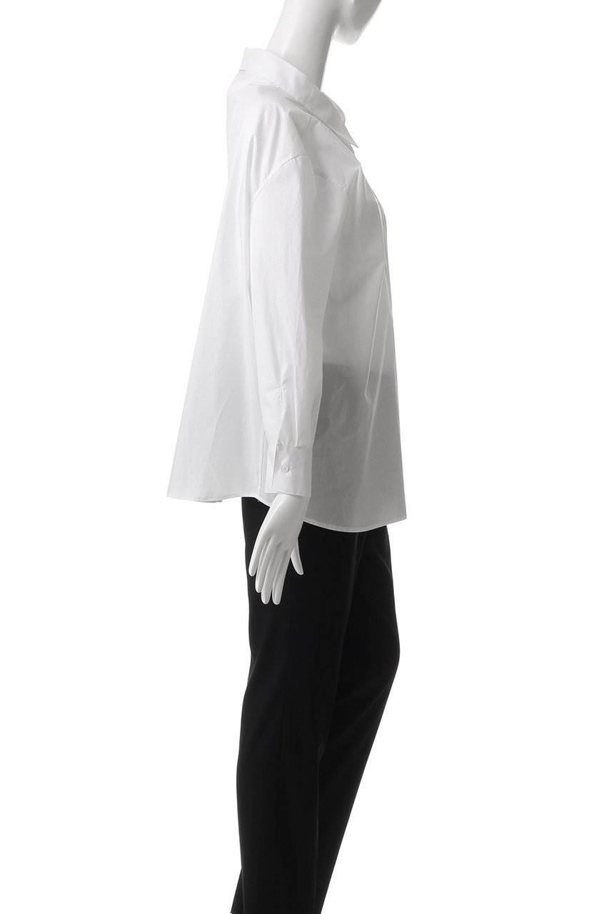 【ジェイドット/j.】の高密度コットンオーバーサイズシャツ 人気、トレンドファッション・服の通販 founy(ファニー) 　ファッション　Fashion　レディースファッション　Fashion for Women　トップス・カットソー　Cut & Sew Tops　シャツ・ブラウス・オフィスカジュアル　Elegant Blouses & Button-Ups　スリーブ　Sleeve, Long Sleeve / Short Sleeve　ファブリック　Fabric, Textile　ロング　Long, Long-Length　エレガント 上品　Elegant　other-3|ID: prp329100004425753 ipo3291000000035472360