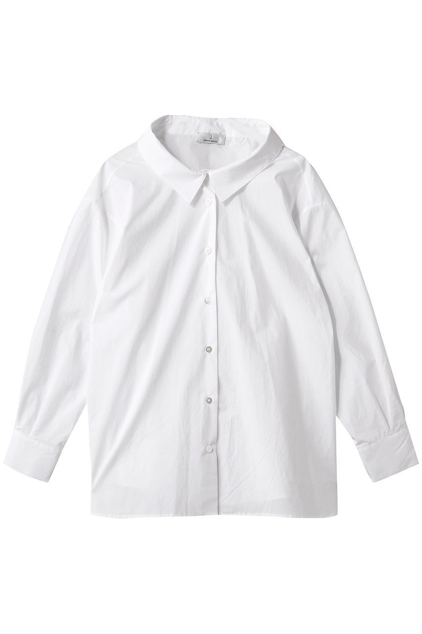 【ジェイドット/j.】の高密度コットンオーバーサイズシャツ 人気、トレンドファッション・服の通販 founy(ファニー) 　ファッション　Fashion　レディースファッション　Fashion for Women　トップス・カットソー　Cut & Sew Tops　シャツ・ブラウス・オフィスカジュアル　Elegant Blouses & Button-Ups　スリーブ　Sleeve, Long Sleeve / Short Sleeve　ファブリック　Fabric, Textile　ロング　Long, Long-Length　エレガント 上品　Elegant　 other-1|ID: prp329100004425753 ipo3291000000036199573