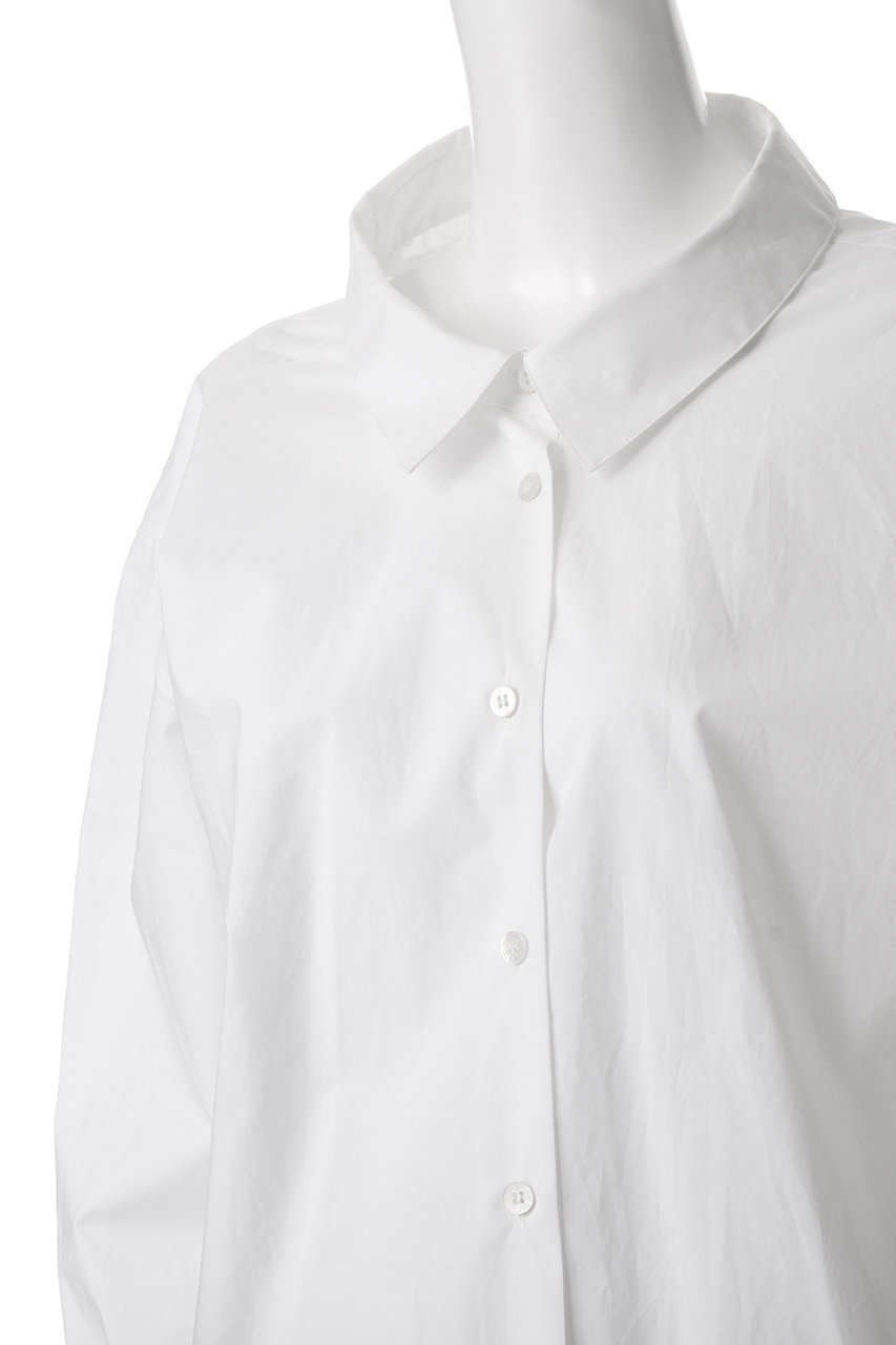【ジェイドット/j.】の高密度コットンオーバーサイズシャツ 人気、トレンドファッション・服の通販 founy(ファニー) 　ファッション　Fashion　レディースファッション　Fashion for Women　トップス・カットソー　Cut & Sew Tops　シャツ・ブラウス・オフィスカジュアル　Elegant Blouses & Button-Ups　スリーブ　Sleeve, Long Sleeve / Short Sleeve　ファブリック　Fabric, Textile　ロング　Long, Long-Length　エレガント 上品　Elegant　other-5|ID: prp329100004425753 ipo3291000000036199580