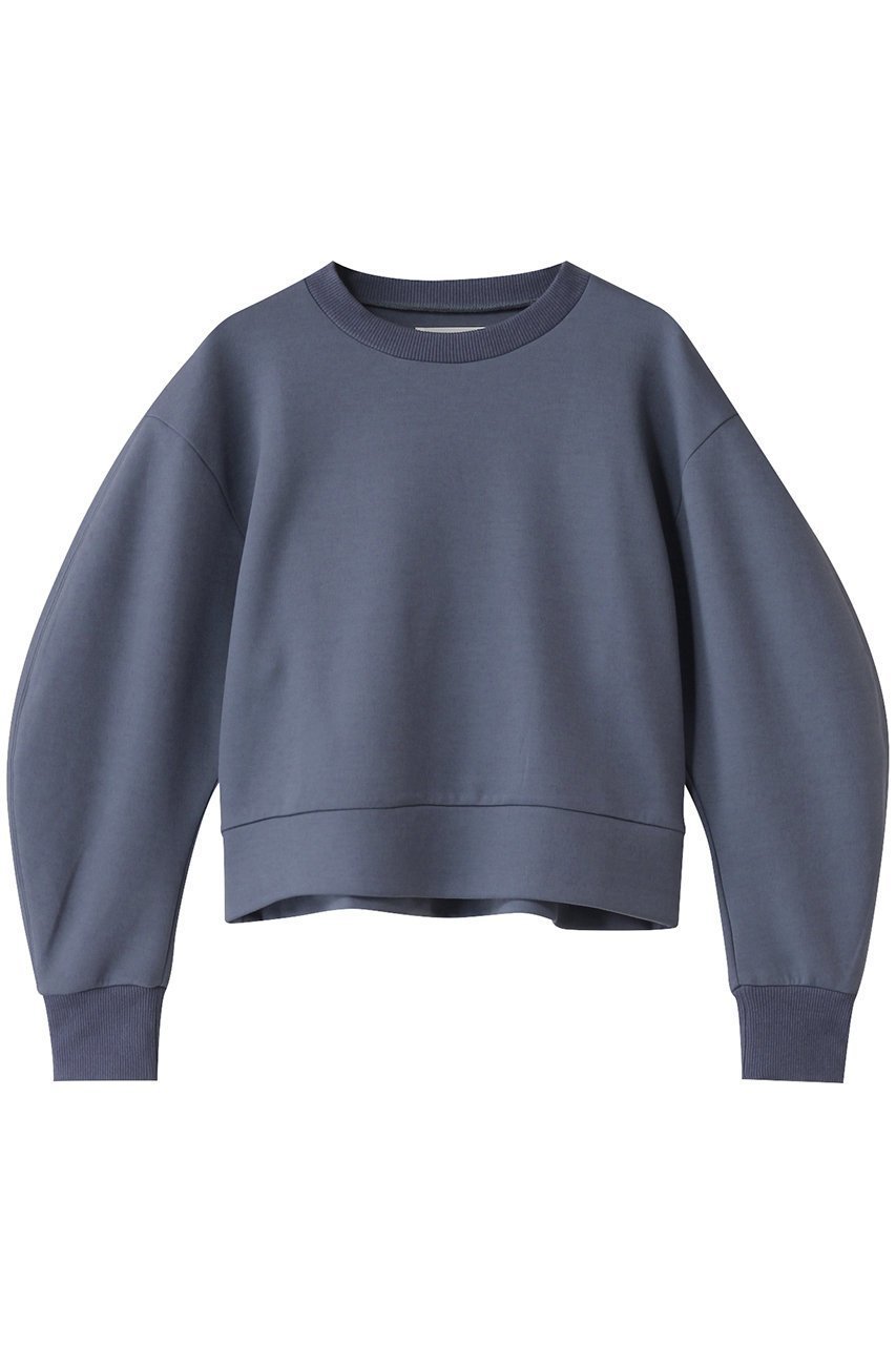 【ミディウミソリッド/MIDIUMISOLID】のcurve slv double-knit PO プルオーバー インテリア・キッズ・メンズ・レディースファッション・服の通販 founy(ファニー) 　ファッション　Fashion　レディースファッション　WOMEN　トップス・カットソー　Tops/Tshirt　ニット　Knit Tops　シャツ/ブラウス　Shirts/Blouses　パーカ　Sweats　ロング / Tシャツ　T-Shirts　プルオーバー　Pullover　スウェット　Sweat　カットソー　Cut and Sewn　ショート　Short　シンプル　Simple　スリーブ　Sleeve　トレンド　Trend　ボトム　Bottom　定番　Standard　NEW・新作・新着・新入荷　New Arrivals　l.blue|ID: prp329100004425760 ipo3291000000030903041