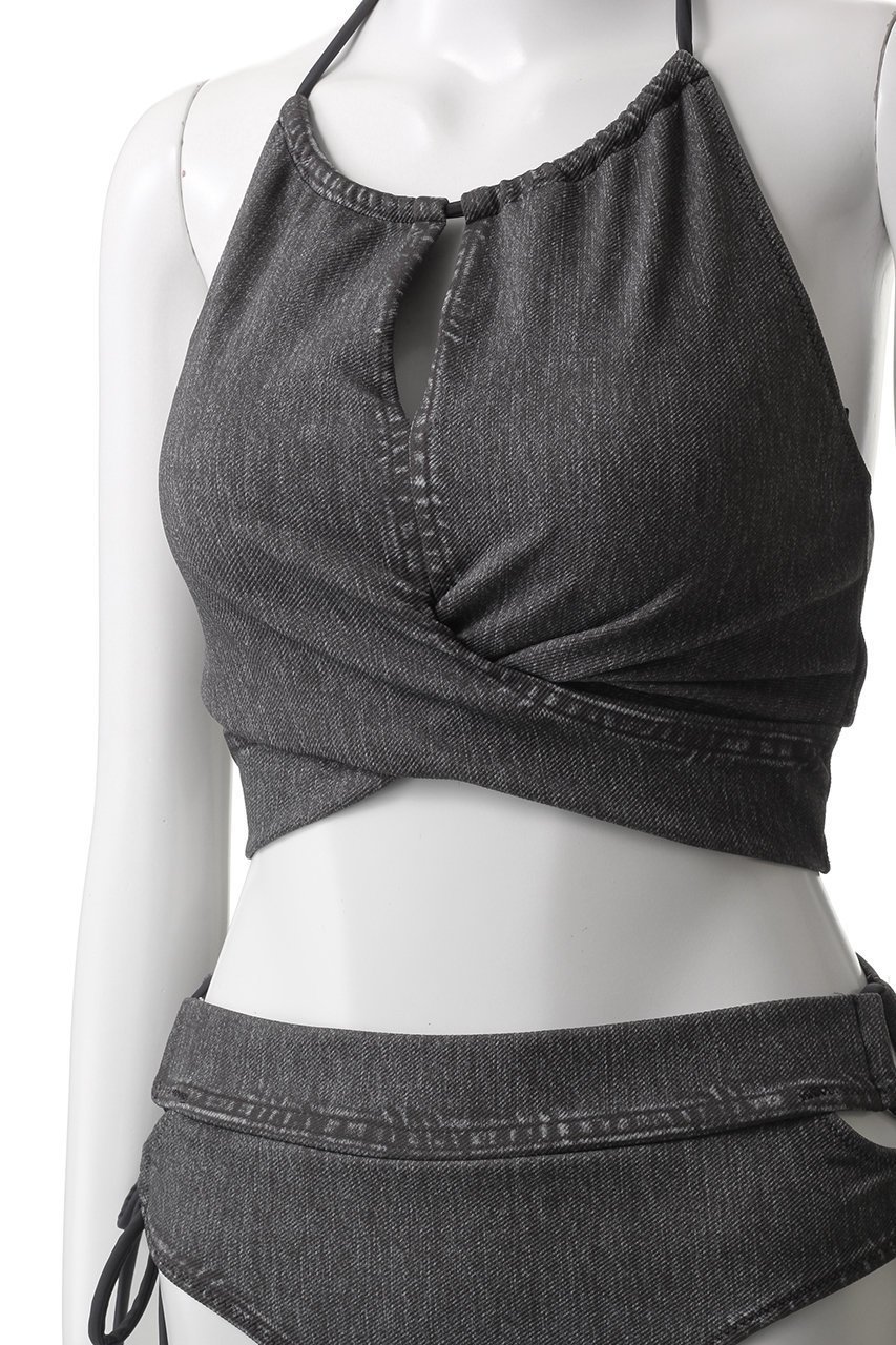 【レイール/Reir】の【San-ai Resort】ハイネックノンワイヤービキニ 人気、トレンドファッション・服の通販 founy(ファニー) 　ファッション　Fashion　レディースファッション　Fashion for Women　水着　Swimwear　レディース水着・ビーチウェア　Swimwear & Beachwear　クール　Cool, Chic　ショーツ　Shorts, Short Pants　スポーツ　Sports, Activewear　スリット　Slit, Slit Detail　デコルテ　Décolleté, Neckline　デニム　Denim, Jeans Material　ハイネック　High Neck, Mock Neck　プリント　Print, Printed Pattern　リボン　Ribbon, Bow　リラックス　Relax, Relaxed Fit　ワイヤー　Wire, Wired Bra　人気　Popular, Best Seller　水着　Swimsuit, Swimwear　other-5|ID: prp329100004427300 ipo3291000000036195223