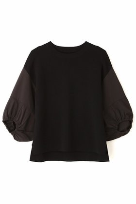 【アドーア/ADORE】のブライトストレッチニット 人気、トレンドファッション・服の通販 founy(ファニー) ファッション Fashion レディースファッション Fashion for Women トップス・カットソー Cut & Sew Tops ニット Knit Tops & Sweaters カジュアルプルオーバー・ニットトップス Pullovers & Knit Tops / Casual Pullovers エレガント 上品 Elegant シンプル Simple, Minimal スリーブ Sleeve, Long Sleeve / Short Sleeve ドッキング Docking, Mixed Material フォルム Silhouette, Form |ID:prp329100004427303