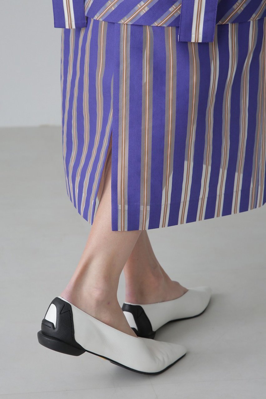【アドーア/ADORE】のミックスストライプスカート 人気、トレンドファッション・服の通販 founy(ファニー) 　ファッション　Fashion　レディースファッション　Fashion for Women　スカート　Skirts　ロングスカート　Long Skirts / Maxi & Midi Skirts　おすすめ　Recommended / Our Picks　エレガント 上品　Elegant　シアー　Sheer, See-Through　ストライプ　Stripe, Striped Pattern　セットアップ　Set-Up, Coordinated Outfit　ティアードスカート　Tiered Skirt, Flounced Skirt　パターン　Pattern, Design Print　ロング　Long, Long-Length　other-5|ID: prp329100004427305 ipo3291000000032844335