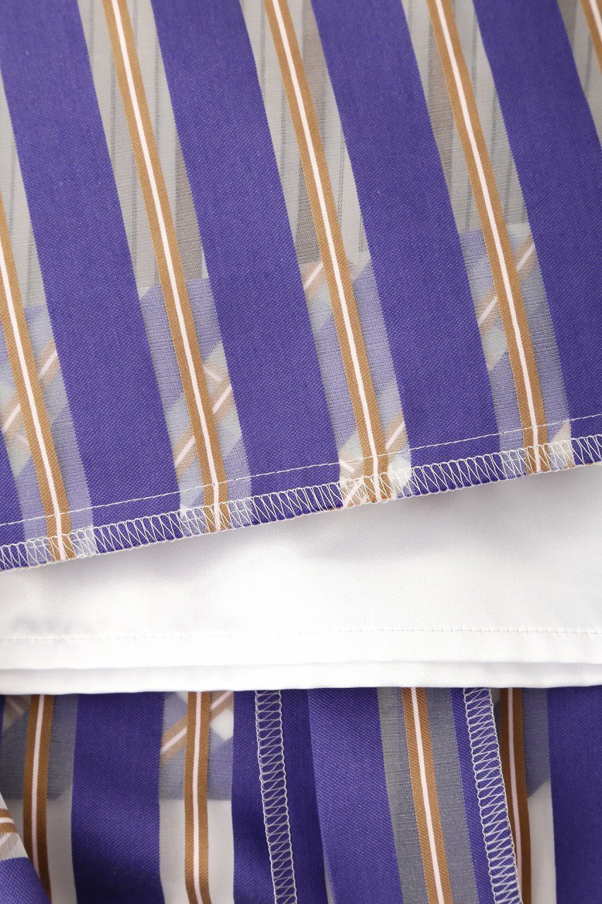 【アドーア/ADORE】のミックスストライプスカート 人気、トレンドファッション・服の通販 founy(ファニー) 　ファッション　Fashion　レディースファッション　Fashion for Women　スカート　Skirts　ロングスカート　Long Skirts / Maxi & Midi Skirts　おすすめ　Recommended / Our Picks　エレガント 上品　Elegant　シアー　Sheer, See-Through　ストライプ　Stripe, Striped Pattern　セットアップ　Set-Up, Coordinated Outfit　ティアードスカート　Tiered Skirt, Flounced Skirt　パターン　Pattern, Design Print　ロング　Long, Long-Length　再入荷　Restock / Back in Stock　other-3|ID: prp329100004427305 ipo3291000000034989157