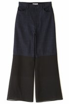 【アドーア/ADORE】のハイブリッドデニムパンツ 人気、トレンドファッション・服の通販 founy(ファニー) ファッション Fashion レディースファッション Fashion for Women パンツ Pants & Trousers デニムパンツ・ジーンズ・美脚デニム Denim Jeans & Pants シアー Sheer, See-Through ストレート Straight, Straight Cut デニム Denim, Jeans Material ポケット Pocket, Pocket Detail ヨーク Yoke, Yoke Design thumbnail ネイビー|ID: prp329100004427308 ipo3291000000036003655