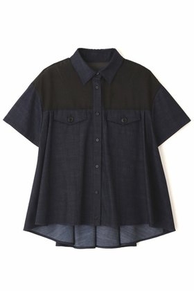 【アドーア/ADORE】のハイブリッドデニムブラウス 人気、トレンドファッション・服の通販 founy(ファニー) ファッション Fashion レディースファッション WOMEN トップス・カットソー Tops/Tshirt シャツ/ブラウス Shirts/Blouses シアー Sheer ショート Short スリーブ Sleeve デニム Denim ドッキング Docking バランス Balance フォルム Form NEW・新作・新着・新入荷 New Arrivals |ID:prp329100004427309